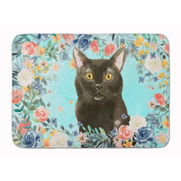 Carolines Treasures Bombay Spring Flowers Machine Washable Memory Foam Mat CK3391RUG - main